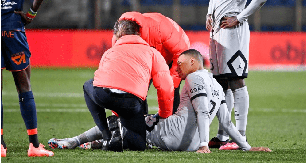 La blessure de Kylian Mbappé face à Montpellier