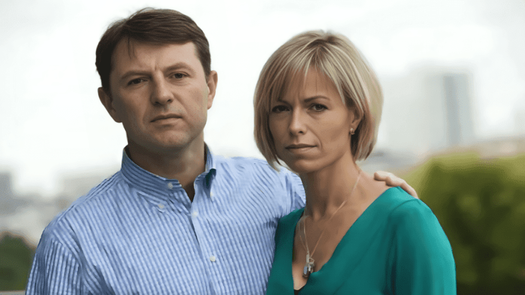 Image de Ketty et Gerry McCann, issue de la page du quotidien “The Sun”