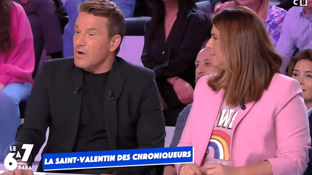 Benjamin Castaldi sur le plâteau de TPMP, le mercredi 15 février 2023