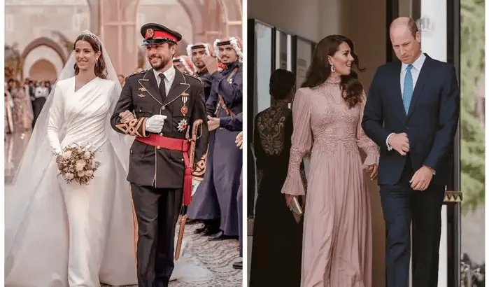 Kate Middleton et William : Leur présence remarquée au mariage d'Hussein de Jordanie