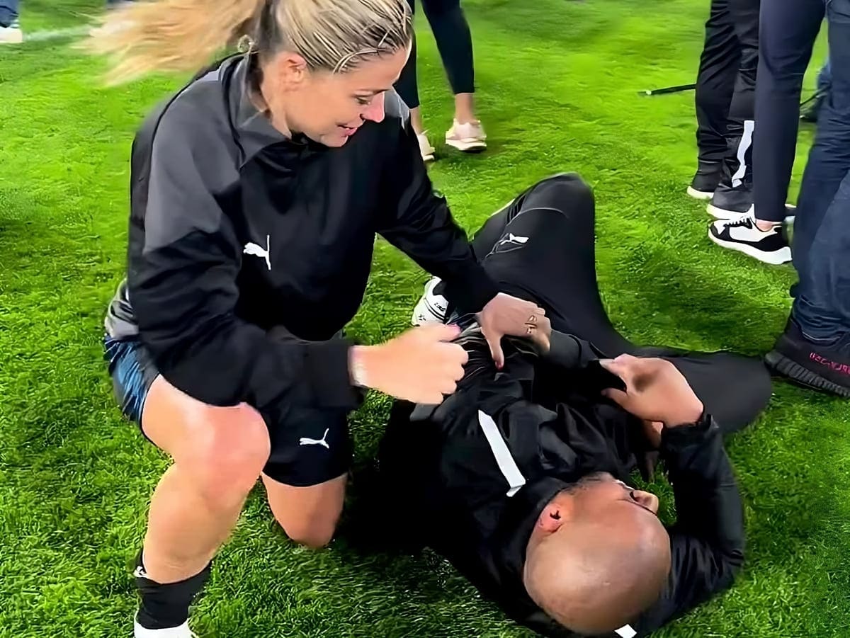 Élodie Gossuin et Laure Boulleau : la solidarité se fait compétition au match des héros