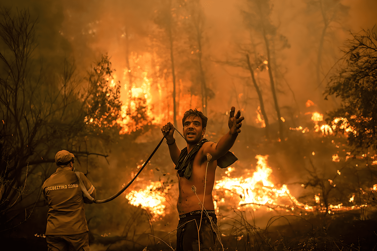 Grèce : des milliers de personnes évacuées alors que des incendies ravagent Rhodes