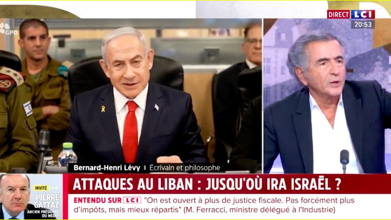 BHL défend Israel