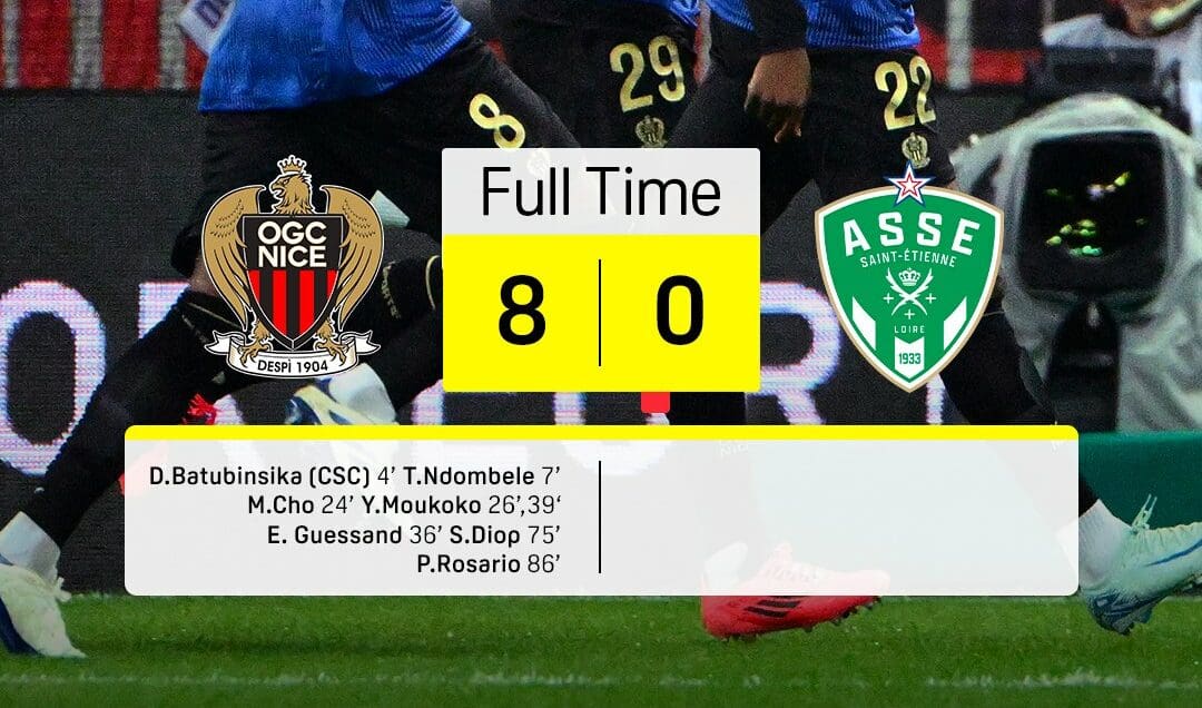 Nice ASSE 8-0