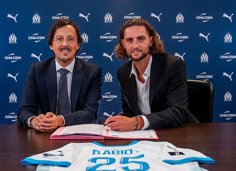 Rabiot Longoria présentation OM