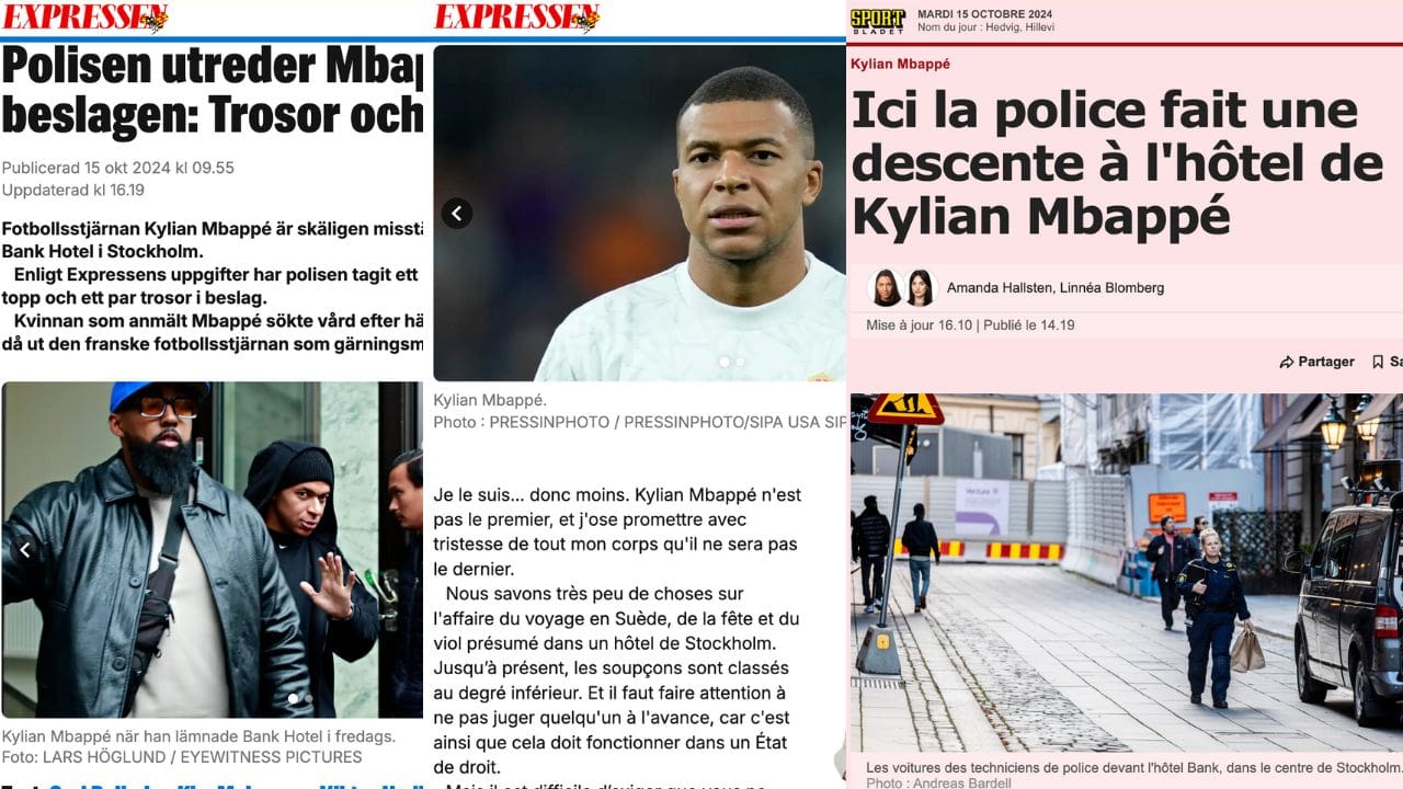 Medias suedois mbappe